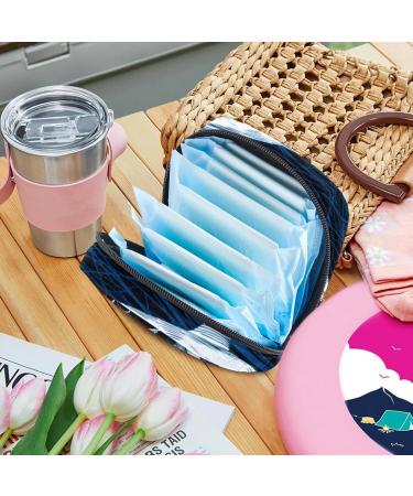 Cool Sharks Storage Bags for Women | Portable Menstrual & Bandage Holder | Multi-Colored For School & Office - Buy Online on GoSupps.com