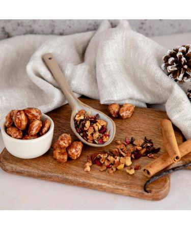 Teeverliebt - Winter Edition Burnt Almond Fruit Tea 100 g | Loose Fruit Tea | Delicious Tea Mix Ideal as a Gift for Christmas - Buy Online on GoSupps.com