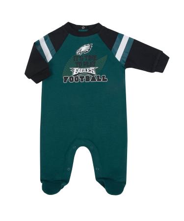 NFL Gerber Baby Boys Footed Sleep and Play Team Color 0-3 Months