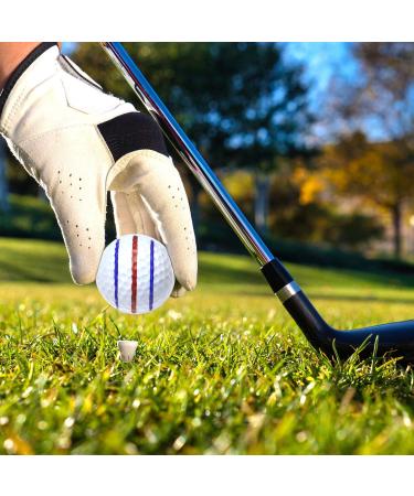 CUALFEC Golf Ball Line Drawing Marker Kit - 6 Pack with 2 Stencils and 4 Color Markers - Buy Online on GoSupps.com