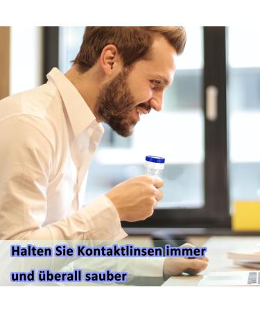 5-Piece Manual Contact Lens Cleaner Set - Includes Containers Tweezers & Suction Cups for Daily Care - Buy Online on GoSupps.com