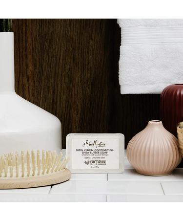 SheaMoisture Coconut Oil Shea Butter Soap 8 oz (4 Pack) | Cruelty-Free Skin Care - Buy Online on GoSupps.com