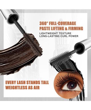 Volumizing Mascara - Double-Ended Eyelash Makeup - Mascara to Lengthen and Curl Lashes For Day Travel Everyday Wear Celebrations Weddings Evenings Beauty - Buy Online on GoSupps.com