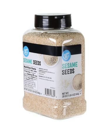 Happy Belly Sesame Seeds - 20 Ounce | Premium Quality from Amazon Brand - Buy Online on GoSupps.com