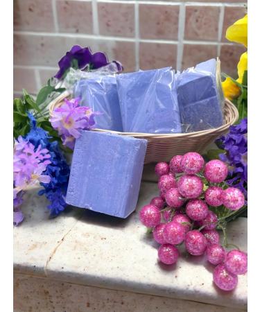 EDMIS Organic Natural Blueberry Soap Set - 4 Handmade Chemical-Free Bar Soaps - Buy Online on GoSupps.com
