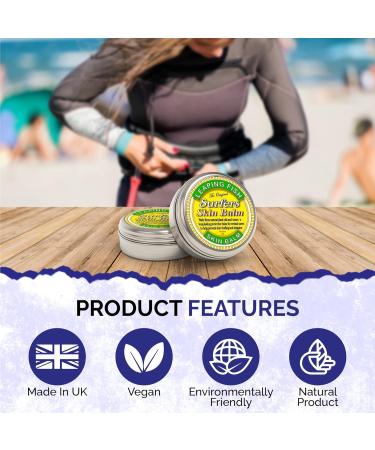 Leaping Fish Surfers Skin Balm - Prevent Chafing For Wetsuit Users. Made From Natural Plant Oils & Waxes - Buy Online on GoSupps.com