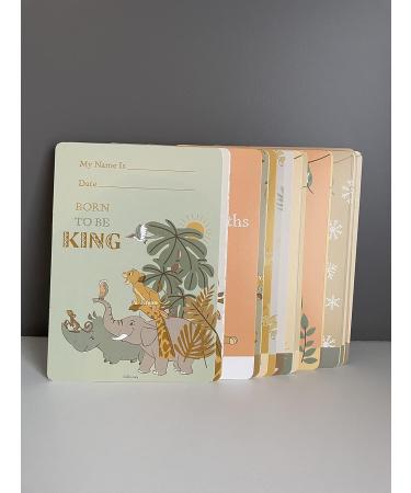 Lion King Baby Milestone Cards - Mum to Be Gift - Baby Keepsake - Buy Online on GoSupps.com