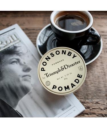 Triumph & Disaster Ponsonby Pomade | Medium Hold Styling Wax for All Hair Types | High Shine Non-Greasy Finish | Men's Hair Care - 3.35 oz - Buy Online on GoSupps.com