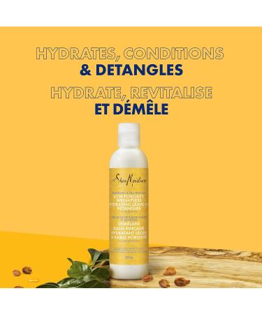 Shea Moisture Low Porosity Weightless Hydrating Detangler with Grapeseed & Tea Tree Oils 237 ml - Buy Online on GoSupps.com