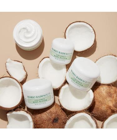 Mario Badescu Coconut Body Butter 8 oz | Shea Butter Moisturizer for Smooth & Radiant Skin - Buy Online on GoSupps.com