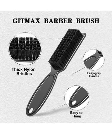 Barber Fade Brush Set - 2-Piece Cleaning Brush Kit for Clipper Blades and Haircut Tools - Professional Barbers Supplies - Buy Online on GoSupps.com