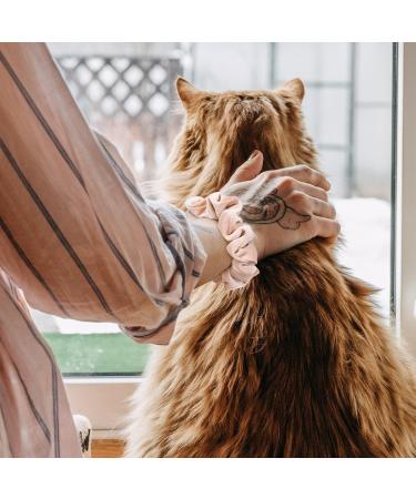 CEELGON Big Black Velvet Scrunchies - Large Blue & White Hair Ties - 6 Assorted Neutral Colors - Buy Online on GoSupps.com