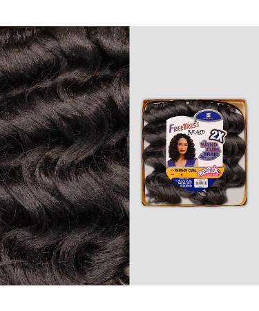 REMEDY CURL (1B Off Black) - Freetress 2X Wand Curl Crochet Braid Collection - Buy Online on GoSupps.com