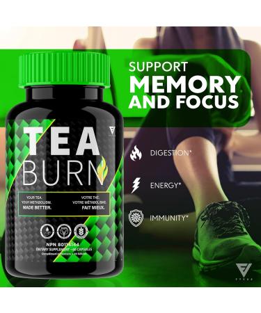 (2 Pack) Tea Burn Green Tea Supplement TeaBurn Capsules Tea Burn Add to Tea Supplement Green Tea Energy Support Supplement Women Men TeaBurn Maximum Strength Advanced Capsule Formula (120 Capsules) - Buy Online on GoSupps.com