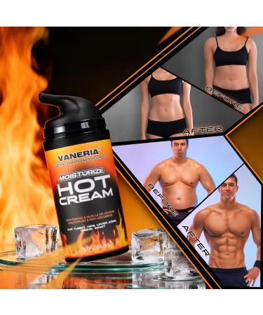 VANERIA Creme Raffermissante Anti Cellulite Hot Cream - Raffermissement De La Peau Et Relaxation Musculaire Pour Le Ventre Les Hanches L'Abdomen Les Jambes Les Bras La Taille 100g/3 38oz - Buy Online on GoSupps.com