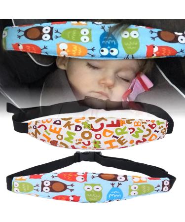 MINGZE 2 Pcs Baby Kids Safety Head Support Seat Belt Stroller and Car Seat Sleeping Safe Band Fastening Belt Neck Protection Belt Safety Belt Protector Headrest Neck Support for Children Baby
