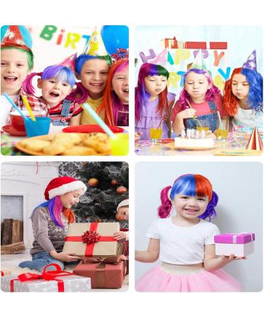 Lerkely Hair Chalk Comb Set - 10 Colors Temporary Hair Color for Girls | Washable Chalk Pens | Halloween Gift Idea - Buy Online on GoSupps.com
