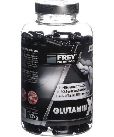 Buy Frey Nutrition Glutamine X4 - 250 Capsules | High-Quality Amino Acid Supplement for Muscle Recovery | International Shipping Available - Buy Online on GoSupps.com