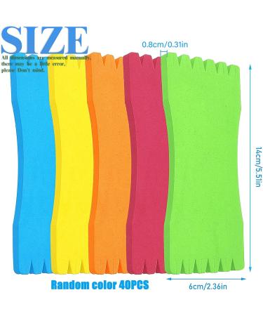 Buy Gzlceu 40-Piece Fishing Light Foam Leader Convenient Fishing Cord & Hook Holder (Random Color) | International Shipping Available - Buy Online on GoSupps.com