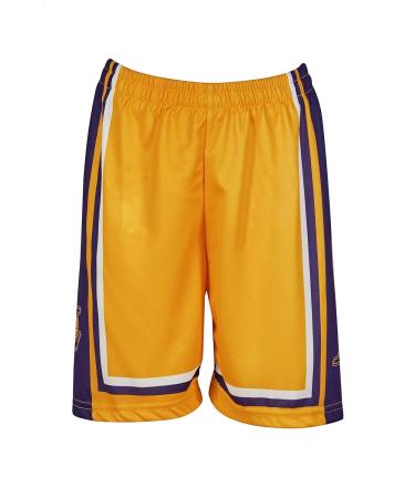 Amdrabola Lakers Kobe Bryant Kids Basketball Jersey Kit - Black & Yellow Includes Shorts (Ages 4-13) - Buy Online on GoSupps.com