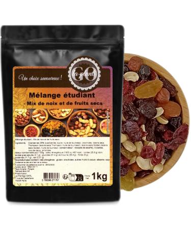 Student mix - Mix of nuts and dried fruits 1kg - LA PLANTIGO