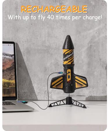 SainSmart Jr. Rakete Motorized Rocket Toy - Outdoor Fun for Kids 8-12 | Launch Up to 61 Meters - Buy Online on GoSupps.com