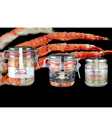 Chatka Crabe Royal Rouge Pattes et Chair miett e Bocal en Verre (250 gr) 150 g (Lot de 1) - Buy Online on GoSupps.com