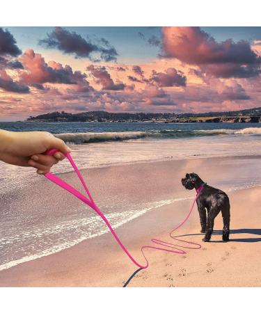 Buy Wolfone 15m Pink Drag Line for Dogs - Waterproof Durable Training Leash for Recall & Outdoor Activities - Buy Online on GoSupps.com