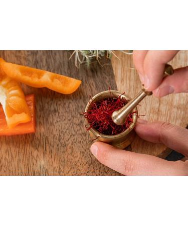Zaffrus Super-Premium All Red Saffron Threads - 3g Glass Jar - Buy Online on GoSupps.com