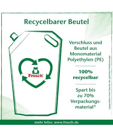 Buy Frosch Baby Dishwasher Cleaner Refill Bag 500ml - Eco-Friendly & Effective | International Shipping Available - Buy Online on GoSupps.com