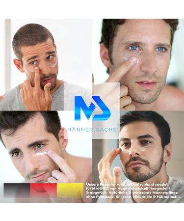Men's Eye Cream for Dark Circles & Wrinkles Anti-Aging with Aloe Vera & Hyaluronic Acid | Made in Germany - Buy Online on GoSupps.com