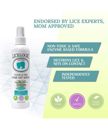 Lice Treatment Hair Spray: Non-Toxic Formula to Kill Lice & Nits Safely - 8 oz - Buy Online on GoSupps.com