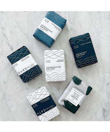 Oars + Alps Supermoisture Bar Soap with Shea Butter, Coconut Oil, Jojoba Oil - Vegan & Gluten Free - Buy Online on GoSupps.com