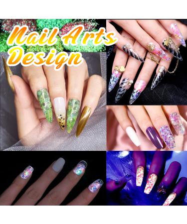 JEMESI Glow in The Dark Glitter Set - 12 Colors High Luminance Cosmetic Grade Glitter for Resin, Nails, Body, Face, Tumblers, Halloween - Buy Online on GoSupps.com