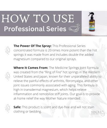 Medicine Springs Mineral Therapy Healing Spray Professional Serious 8oz (from Natural hot Springs) (Joint (Professional)) - Buy Online on GoSupps.com
