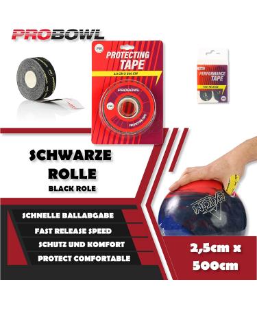 Emax Pro Bowl Performance Tape | Premium Bowling Thumb & Finger Tape | Durable Black Bowling Equipment Accessory - Buy Online on GoSupps.com