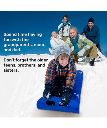 Snow Carpet Sled with Handles | Lightweight Roll Up Slider for Speedy Snow Sledding | Durable Sled for Kids and Adults | Ideal for Snow, Grass, and Sand - Buy Online on GoSupps.com