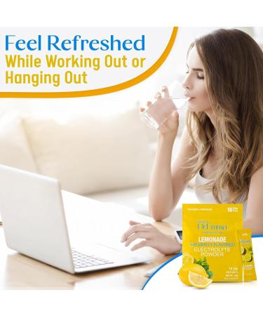 DrEmma Electrolytes Powder - Sugar Free Hydration Packets | Lime-Lemonade Energy Drink Mix (16 Sticks) - Zero Calories Perfect for Fasting & Flavorful Hydration - Buy Online on GoSupps.com
