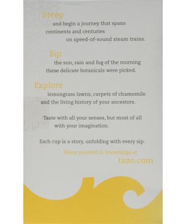 Tazo Herbal Infusion Tea-Calm Chamomile (Decaf) 20 Filter Bags - Buy Online on GoSupps.com
