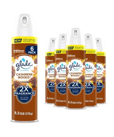 Glade Air Freshener Room Spray Cashmere Woods 8.3 oz 6 Count - Buy Online on GoSupps.com