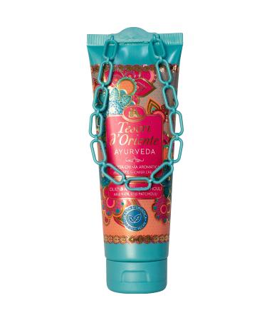 Tesori d'Oriente Shower Cream Gel Womens Moisturizing Body Wash For Women Travel Size Body Gel with Skin Care Essentials-250 Ml-8.45us Fl Oz Italian Import -(Ayurveda)