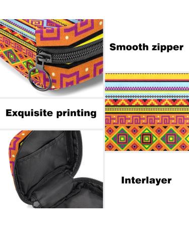 Stylish Women's Napkin Storage Bag | Mexican Geometric & American Tribal Patterns | Portable Menstrual Cup Holder & Breastfeeding Insert - Color 4 - Buy Online on GoSupps.com