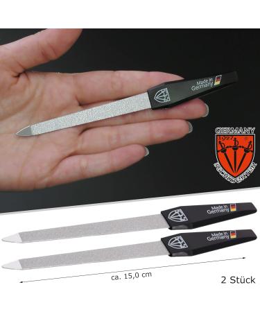 Buy Three Swords Sapphire Nail Files Set 2+1 | High Quality Manicure & Pedicure Tools Made in Germany - Buy Online on GoSupps.com