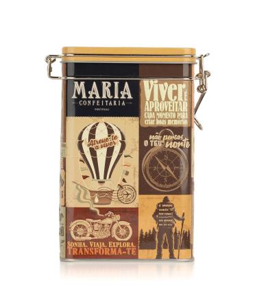 Maria Confeitaria - Gourmet Travel Box with Cocoa Biscuits - Gluten Free - Handmade Delight from Portugal - 300g