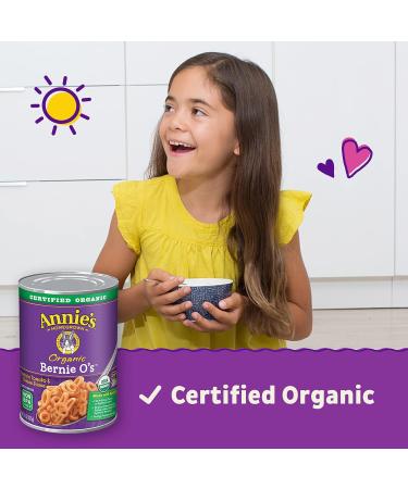 Annie's Organic Bernie O's Canned Pasta in Tomato & Cheese Sauce - 15 oz (Pack of 12) - Buy Online on GoSupps.com