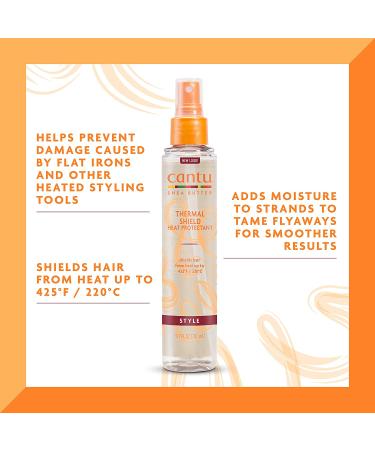 Cantu Thermal Shield Heat Protectant 5.1 fl oz - Pack of 3 [Shea Butter Infused] - Buy Online on GoSupps.com