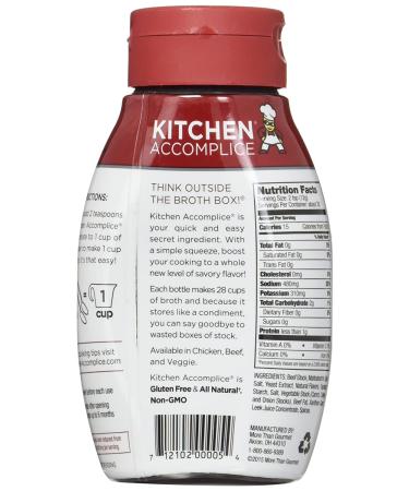 Kitchen Accomplice Reduced Sodium Beef Broth Concentrate 12oz - Shop Now! - Buy Online on GoSupps.com