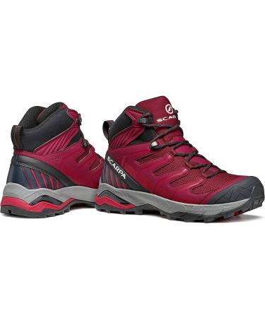SCARPA Women's Maverick Mid GTX Waterproof Boots for Backpacking - Red Violet/Cherry - Buy Online on GoSupps.com