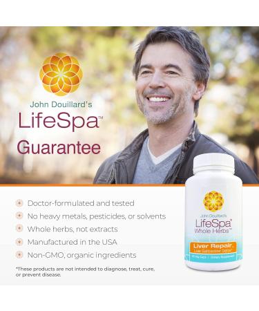 LifeSpa Whole Herbs Liver Repair | Liver Detox | Liver Cleanse and Repair | Health Supplements for Liver Health | Supports Liver and Gallbladder Detox | 90 Capsules | 475mg - Buy Online on GoSupps.com