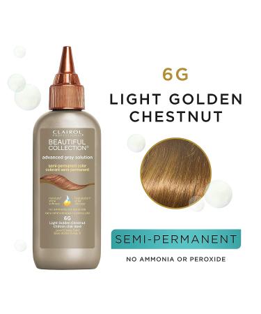 Clairol Professional Beautiful Advanced Gray Solutions 6g Light Gdn Chestnut Semi-Permanent Hair Color - Buy Online on GoSupps.com